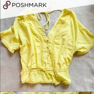 Francesca’s Yellow top